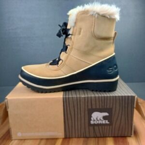 Sorel Tivoli II‎ Boots Womens Sz 6 Curry NL2532-373 Fleece Lined Thinsulate